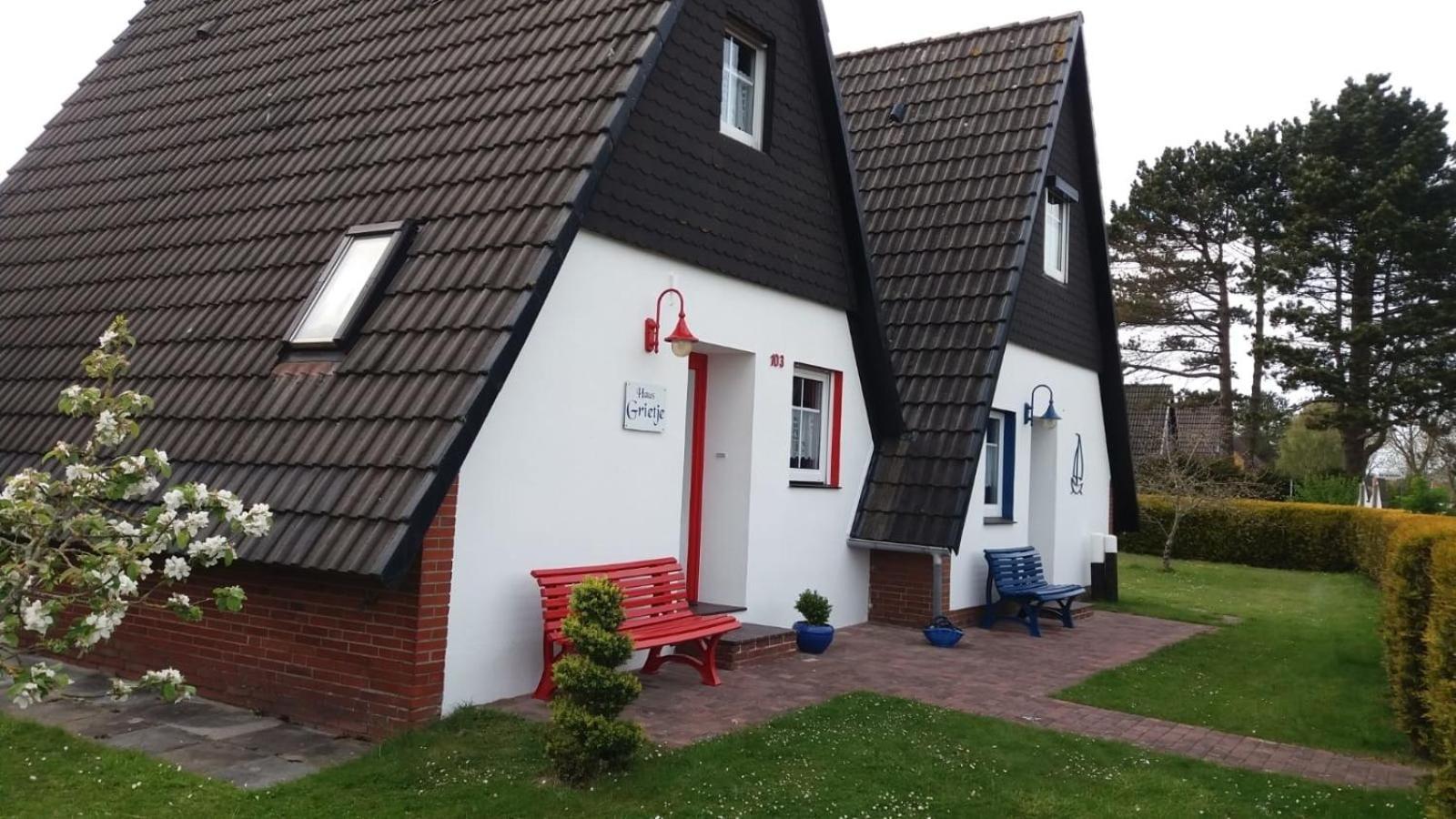 ヴィットムント Grietje II Blaues Haus Rechtsヴィラ エクステリア 写真